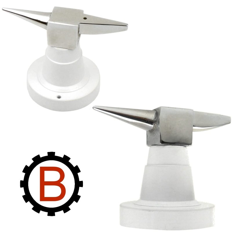 BULLONGÈ MA70 Miniature Anvil with Round and Flat Horn and