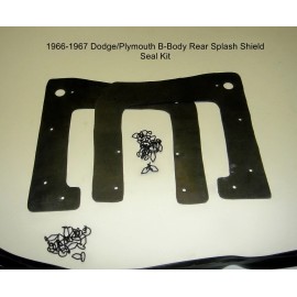 Reproduction Chrysler 1966 1967 66 67 Dodge Plymouth B-Body Rear Front Fender Shield Seal Kit