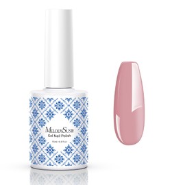 MelodySusie Fleurwee Plant Based Gel Nail Polish, Nail Polish Hema Free 21 Non Toxic Long Lasting No Chip Finger Toe Nail Art Manicure Salon DIY at Home Gifts for Women Lotus Root Pink P63