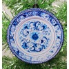 Delft Blue Plate Ornament