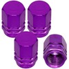 Negus Valve Cap Car Aluminum Alloy 4 Piece Set Hexagon