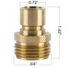 Brass Garden Hose Quick Connectors Set for Easy Watering