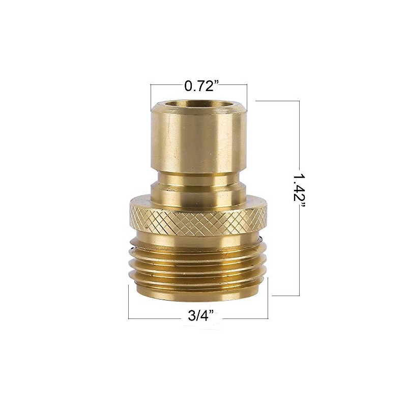 Brass Garden Hose Quick Connectors Set for Easy Watering