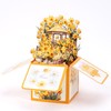 AimtoHome 3D Pop Up Greeting Card with Daffodils Garden Design,