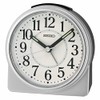 Seiko Marui Bedroom Alarm Clock, Silver