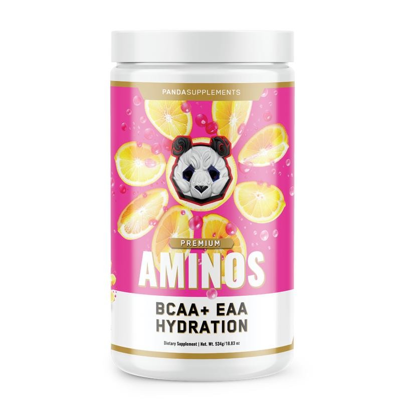 Panda Supps AMINOS - BCAA + EAA & Electrolytes:_Peach Mango