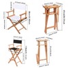 TBACW 2 Set (4pcs) Directors Chair Canvas Replacement Covers Kit