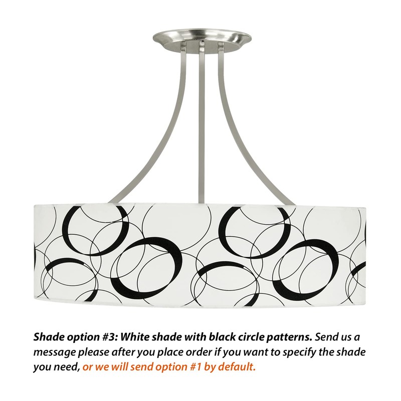 Dream lighting 12volt DC 25x20 inch Big Pendant Light for