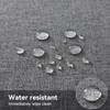 smiry Faux Linen Table Cloth Rectangular 140x100cm, Water resistant Tablecloth