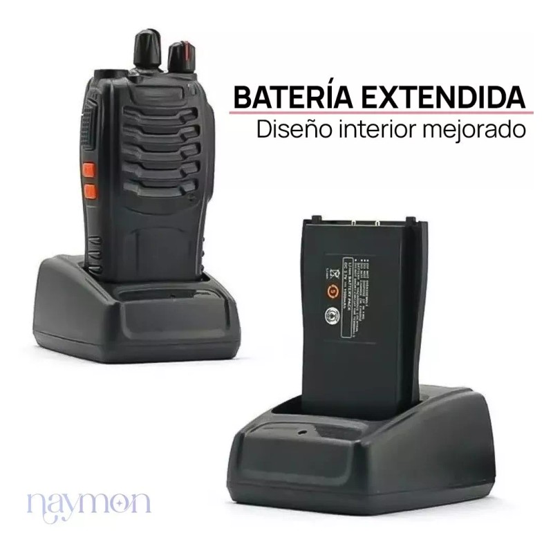 Naymon 2pz Radio Comunicacion Profesional Largo Alcance 2 Vias