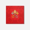 Unbranded Vatican Coat Of Arms 4'' X 4'' Square Wooden