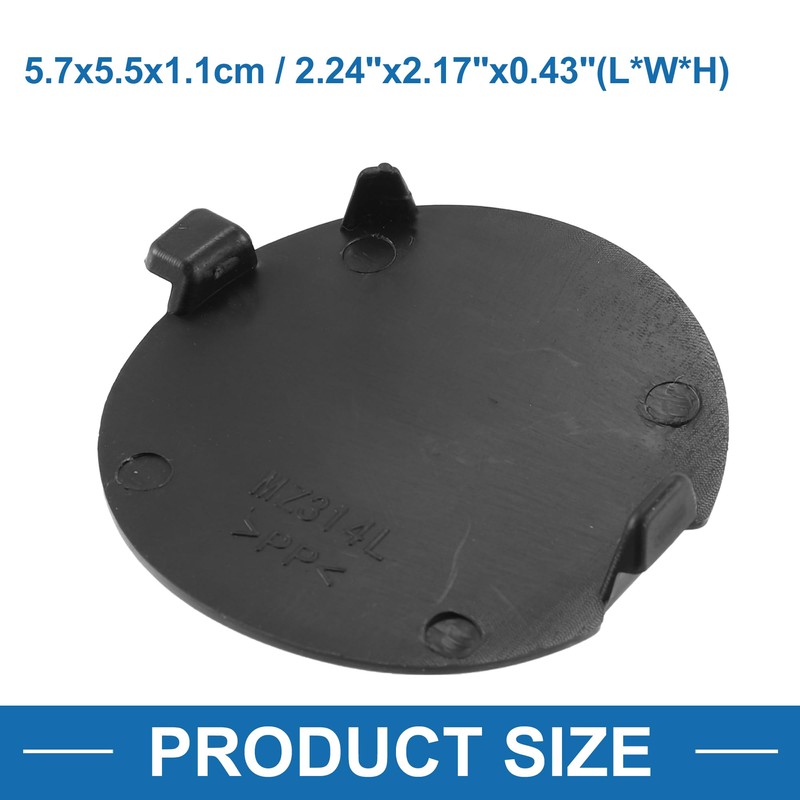 A ABSOPRO Bumper Tow Hook Cover for Mazda 3 2014-2018