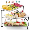 Lifewit 3 Tiered Tray Stand for Party Entertaining, 12"×6.5" Serving
