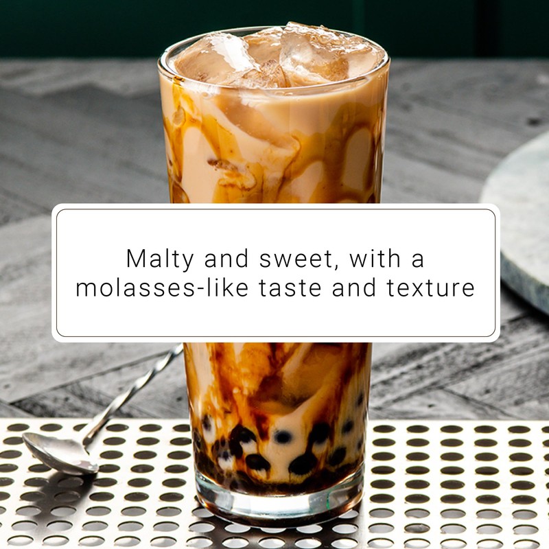 Monin - Black Sugar Syrup, Versatile Flavor, Natural Flavors, Great