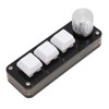 Mini 3 Key Keypad with Knob Custom Programming Hot Swappable