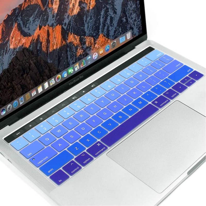 ProElife Blue Gradient Keyboard Cover Ultra Thin Keyboard Protector Skin