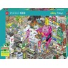 Heye Tokyo Quest Puzzle Teal/Turquoise Green