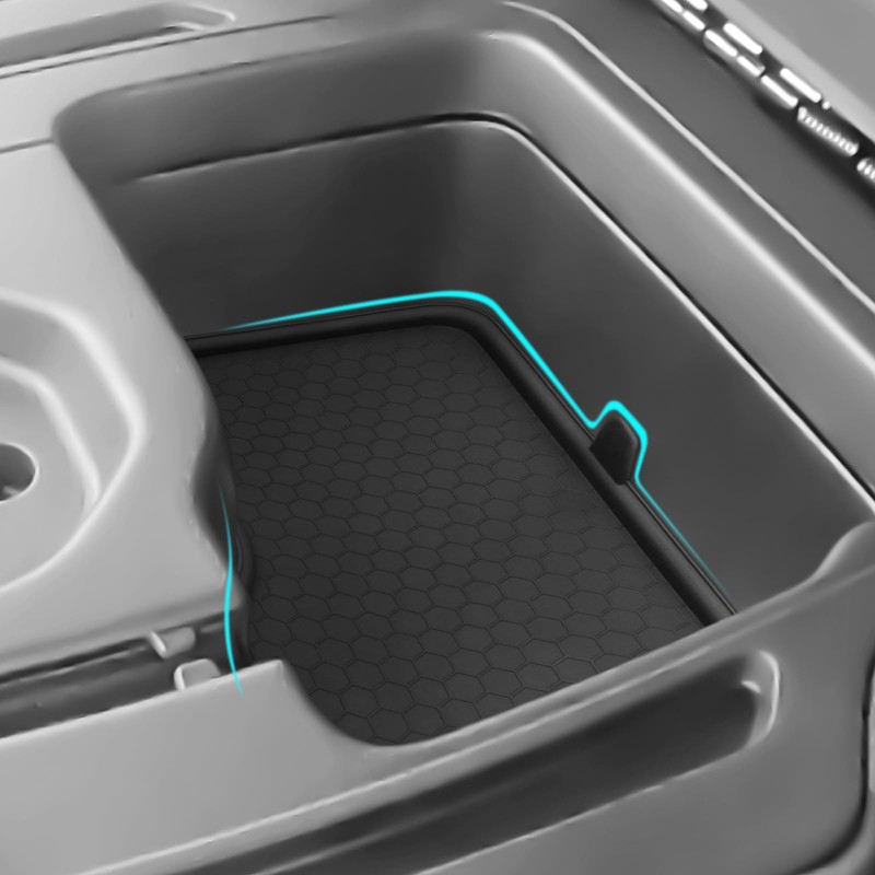 Jump Seat Center Console Armrest Tray Liner Compatible with Dodge