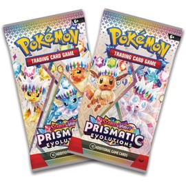 Pokémon TCG: Scarlet & Violet—Prismatic Evolutions Mini Tin – Flareon (2 Booster Packs & 1 Coin)