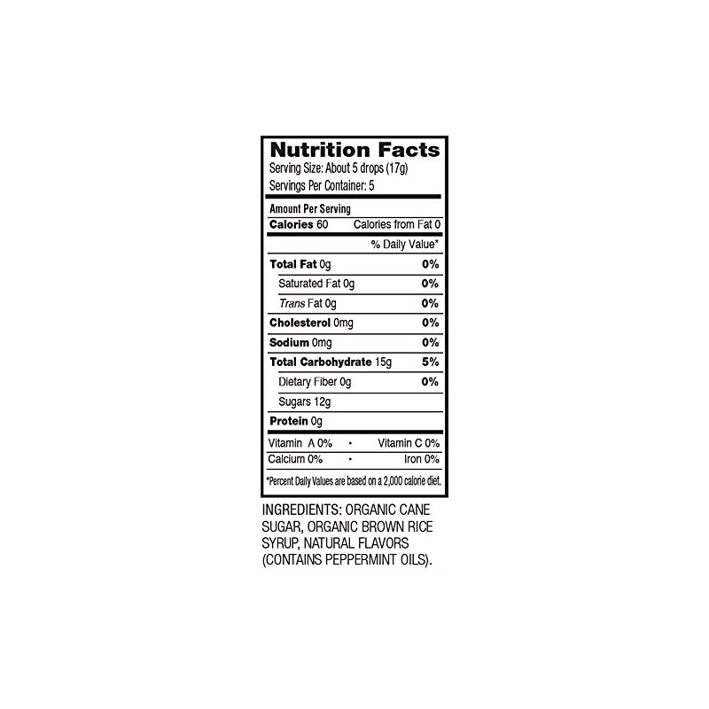 YumEarth Organic Wild Peppermint Drops - Mint Flavored Natural Hard