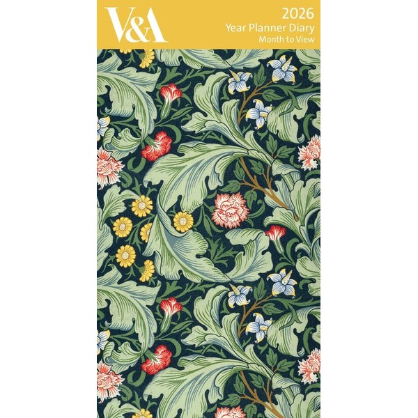 Museums & Galleries 2026 Slimline Year Planner 2026 Month To