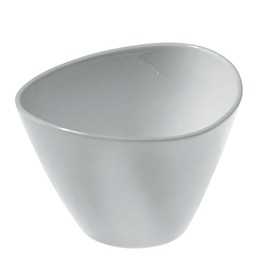 Alessi Colombina 4-Inch by 3-1/4-Inch Bone China Teacup, Set of 6, White