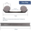 Draft Excluder for Doors - 96cm, Efficient Noise Blocker, Cold
