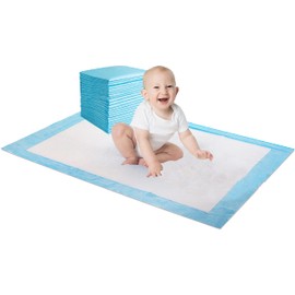 20 x Easy Care Solutions 60 x 90 cm | Portable Baby Changing Disposable Mats | for Babies and Toddlers | Potty Training Mats | 1 Pack of 20