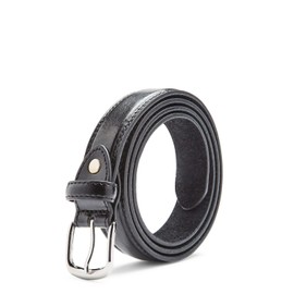 Chums Men's Leather Belt x2 Black Brown 1" inch Black 48-50