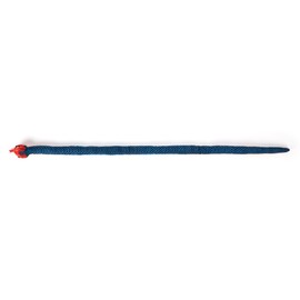 Zappi Co 100% Recycled Blue Coral Snake Toy (100cm Length) Stuffed Soft Cuddly Eco Friendly Dark Green for New Born Child