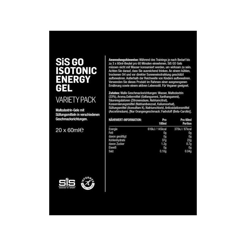 SIS 파워젤 오렌지 30개입 SIS PowerGel Orange 30 Pack