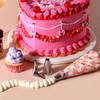 PME VD24IB064 12 Disposable Icing Piping Bags, Valentines Cherry Checkerboard,