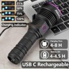ALONEFIRE SV43 36W 365nm UV Flashlight USB C Rechargeable Ultraviolet