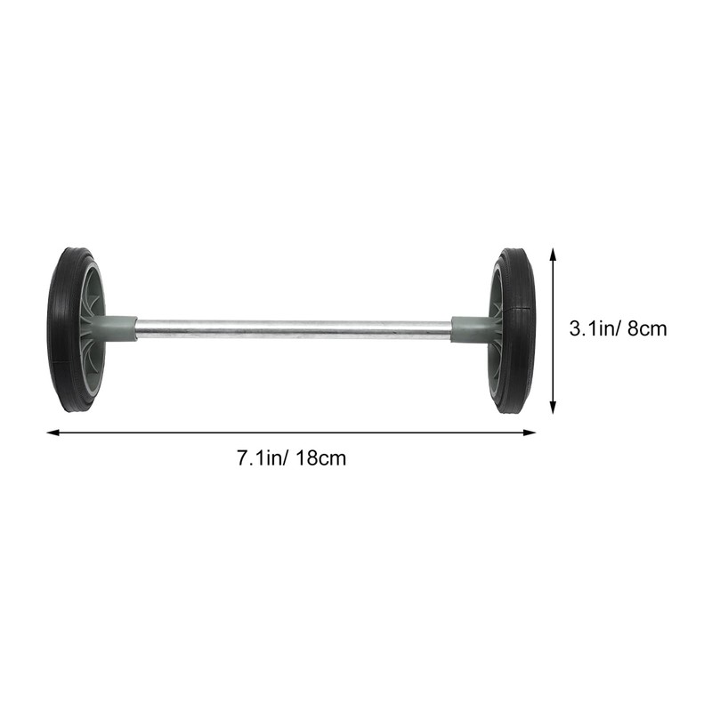 Cabilock Trash can Wheels Replacement for Garbage can Outdoor,7 Inch