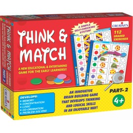 Creative Educational Creative Pre-School Think and Match -II Cards