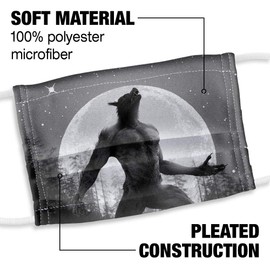 Popfunk Kids Werewolf in the Moonlight 1-Ply Reusable Face Mask Covering