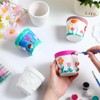 Pasimy 6 Set Ceramics to Paint DIY Ceramic Succulent Planter