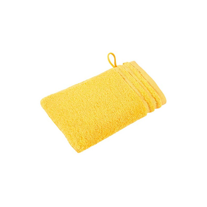 Vossen Wash mitt yellow size 16x22 cm