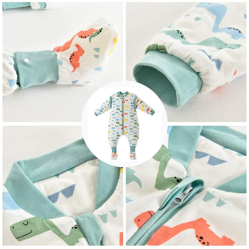 Baby Sleep Bag with Legs and Feet Winter Wearable Blanket