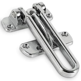 Jack N’ Drill Swing Bar Door Lock - 2 Pack Durable Door Guard for Back and Front Doors, Childproof Door Security Made from Reinforced Diecast Metal for Home Security and Peace of Mind