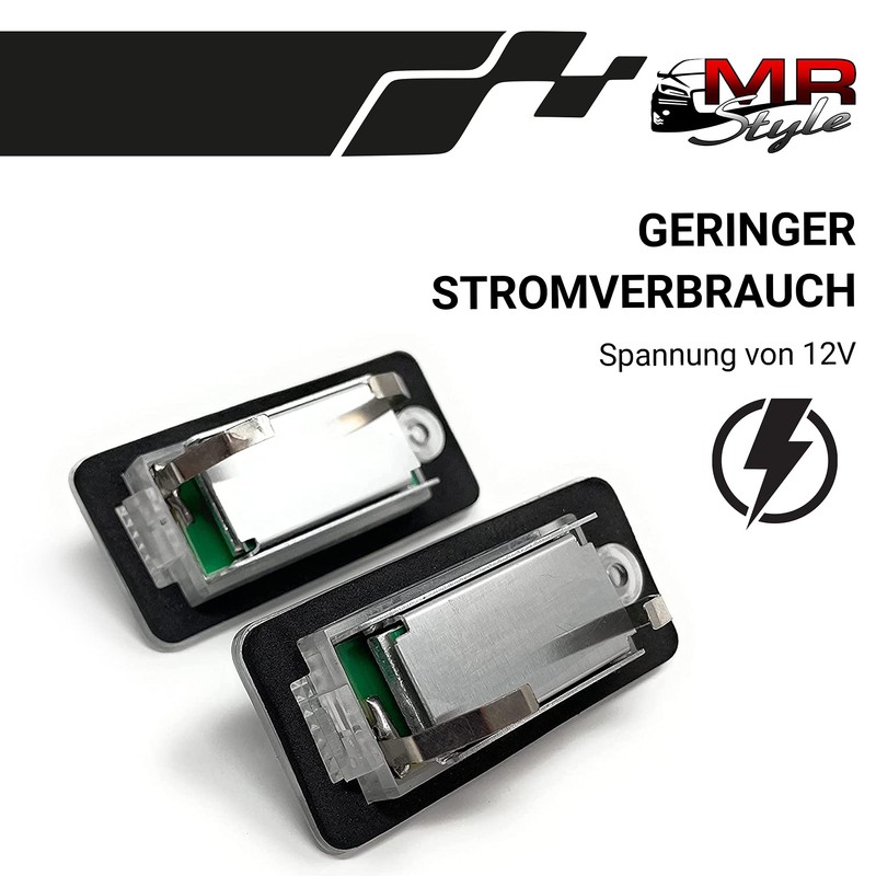 TOP LED license plate illumination