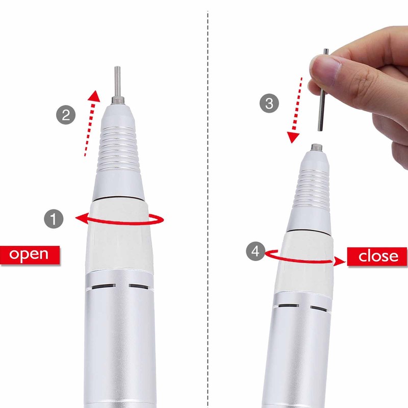 Electric Nail Drill Pen Handle Machine Drill Polishing Replacement Handle