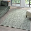 LUXE WEAVERS Solid Machine Woven Green 5x7 Area Rug, Indoor