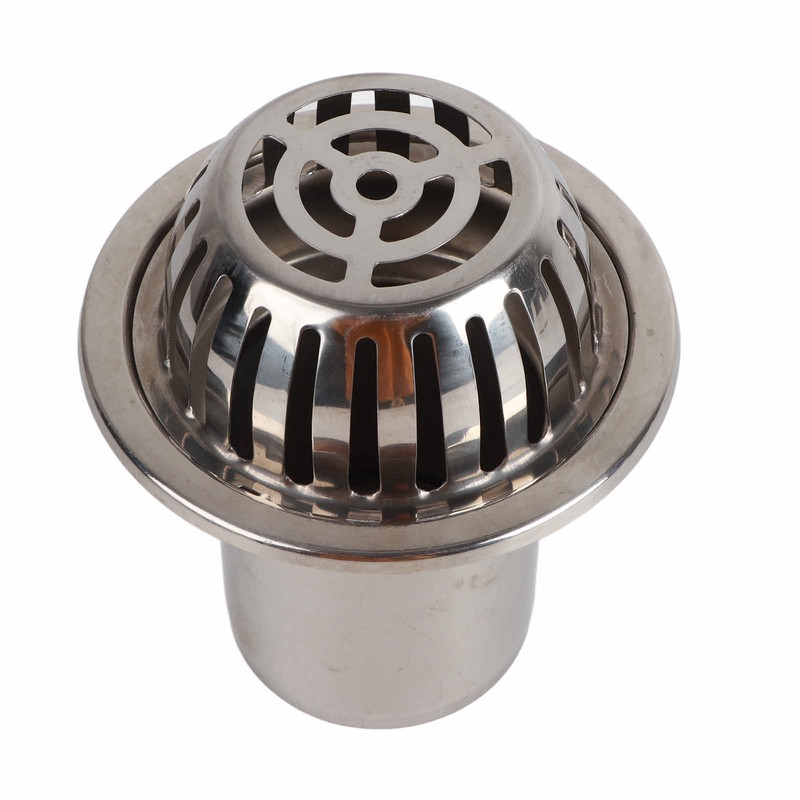 Roof Floor Drain Stainless Steel Non Blocking Balcony Outdoor Rain