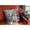 sistwon Oil Painting Paris Eiffel Tower Throw Pillow Covers 18x18,