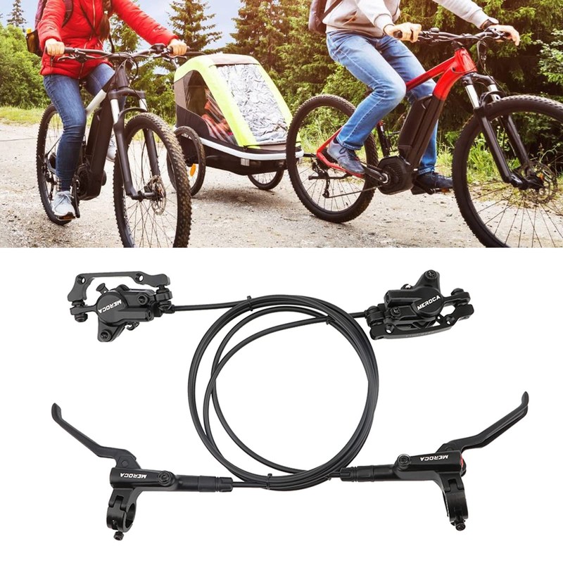 Hydraulic Disc Brake Set, Aluminium Alloy Front and Rear Caliper