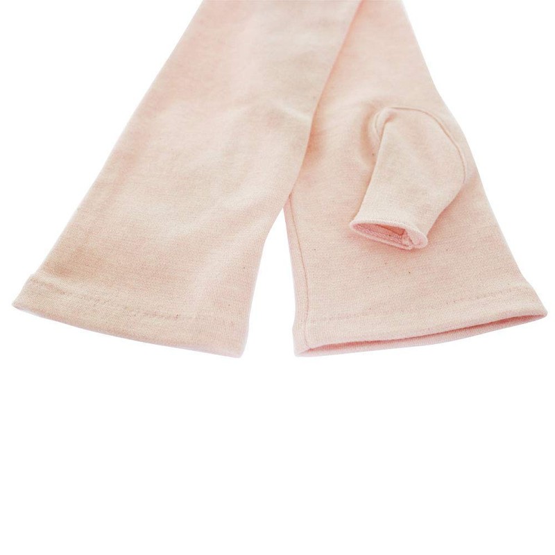 Organic Cotton UV Gloves, Fingerless, Long Type, Gift, Natural, Stylish,