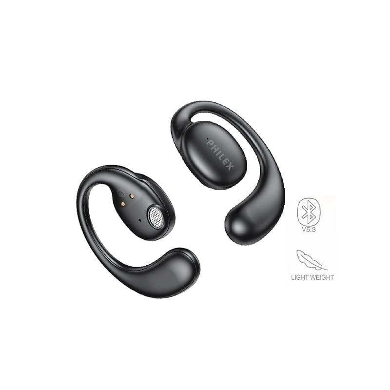 Philex True Wireless Bluetooth Sports Earbuds, Black