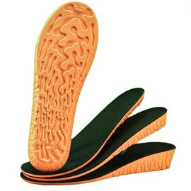 Goofort Women Men Height Increase Insoles Extra Light Hi-Boost Foam Insoles Cloud Shock Absorbing Cushion Insoles, Replacement Full Length Shoe Height Inserts Shoe Lifts Wedding Date Daily Comfort