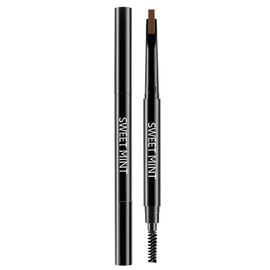 Erinde Eyebrow Pencil, Ultra Fine, No Falling, Eyebrow Pencil with Brush, Waterproof, 3D Hair Flow, Natural Brown, Popular, Long Lasting, Eyebrow Brush, Sweat-Resistant, Eyebrow Pencil, Unisex Work